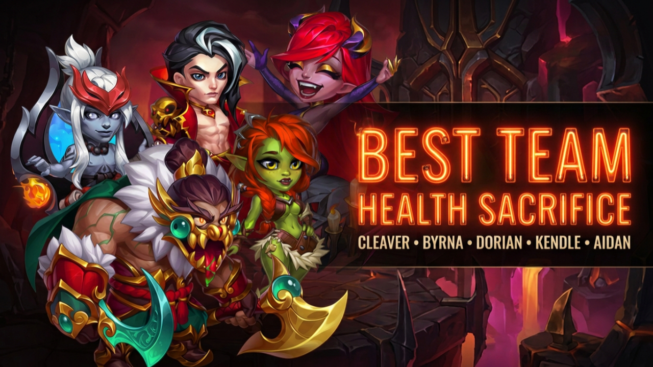 Cleaver Byrna Dorian Kendle Aidan Health Sacrifice Team